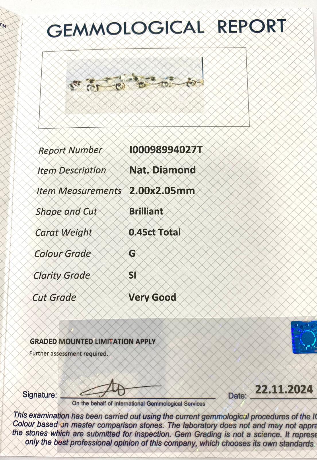 Bracciale oro TENNIS