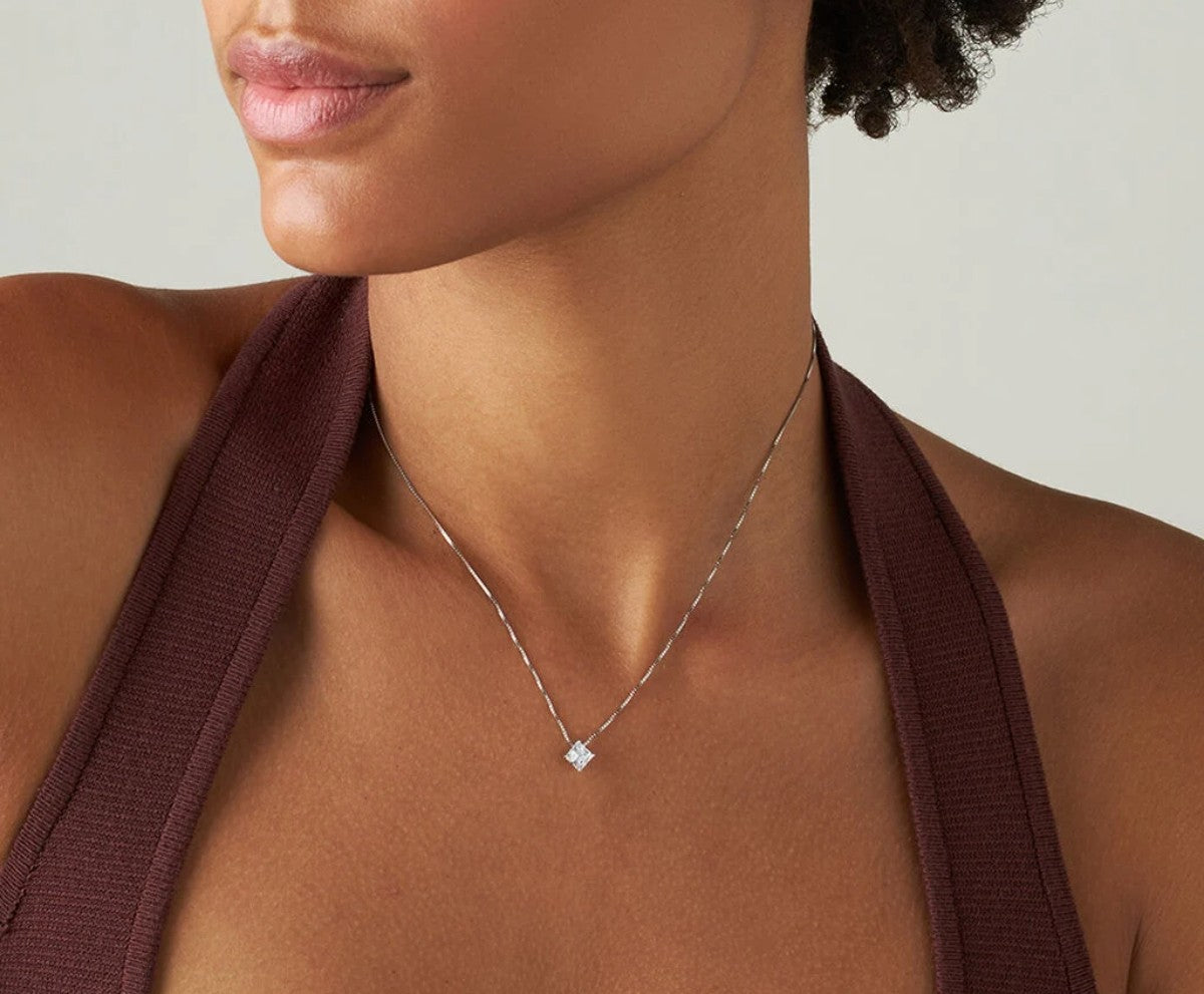 STROILI Collana Punto Luce Silver Elegance Argento Rodiato Cubic Zirconia