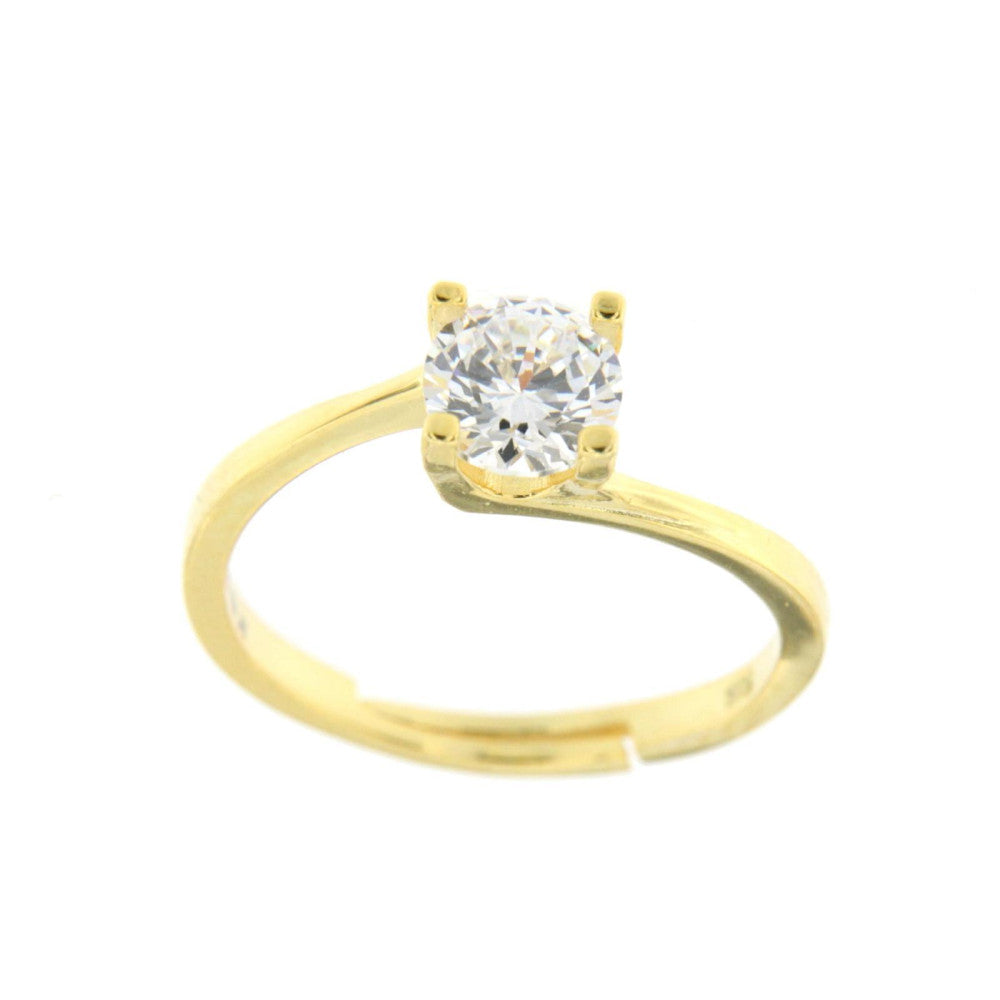 ANELLO ARGENTO SOLITARIO