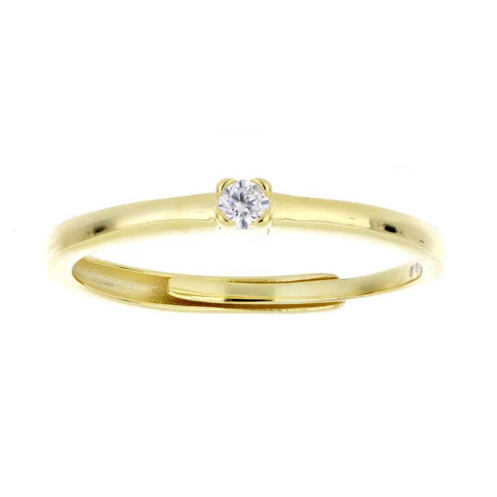 ANELLO ARGENTO SOLITARIO