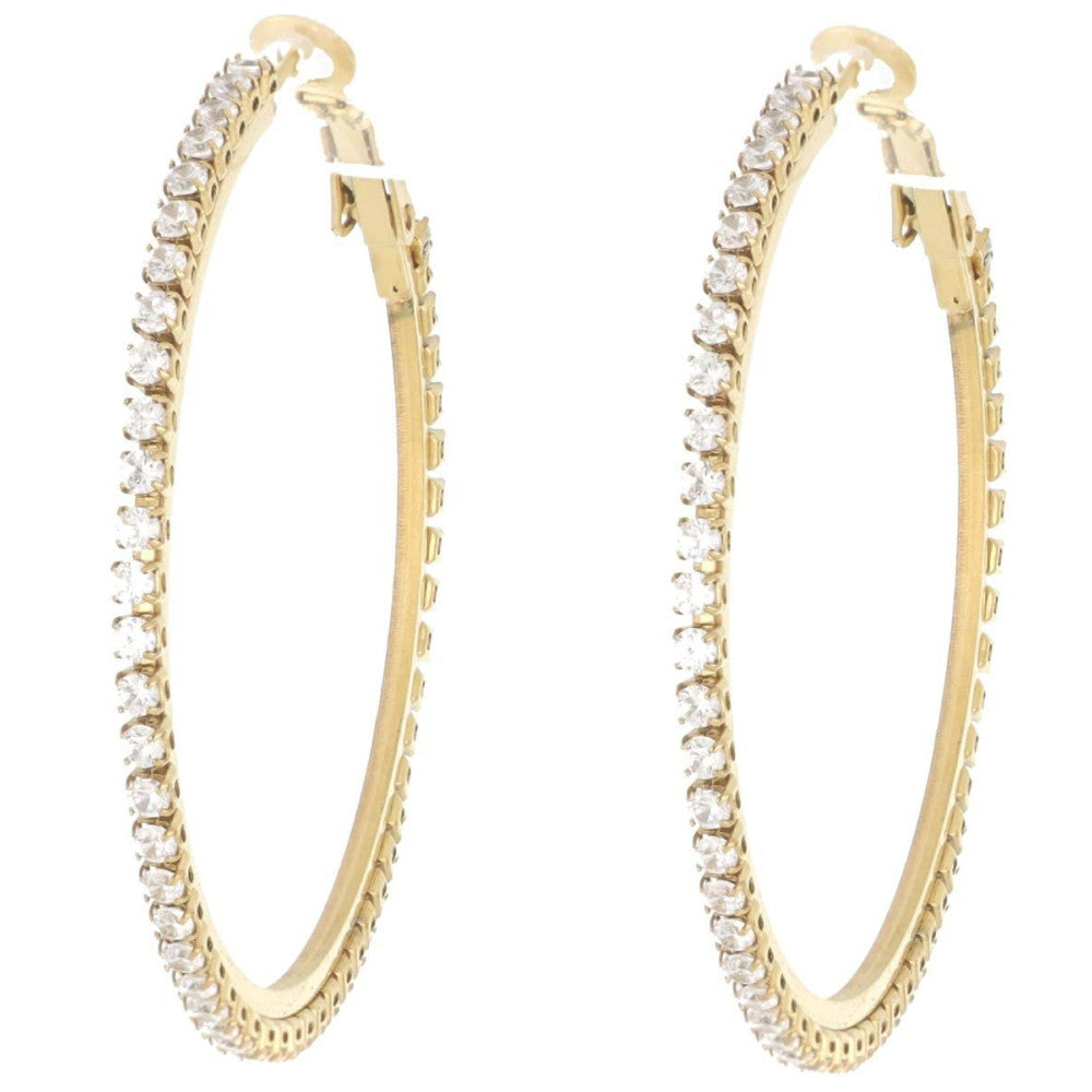 ORECCHINI CERCHIO ACCIAIO