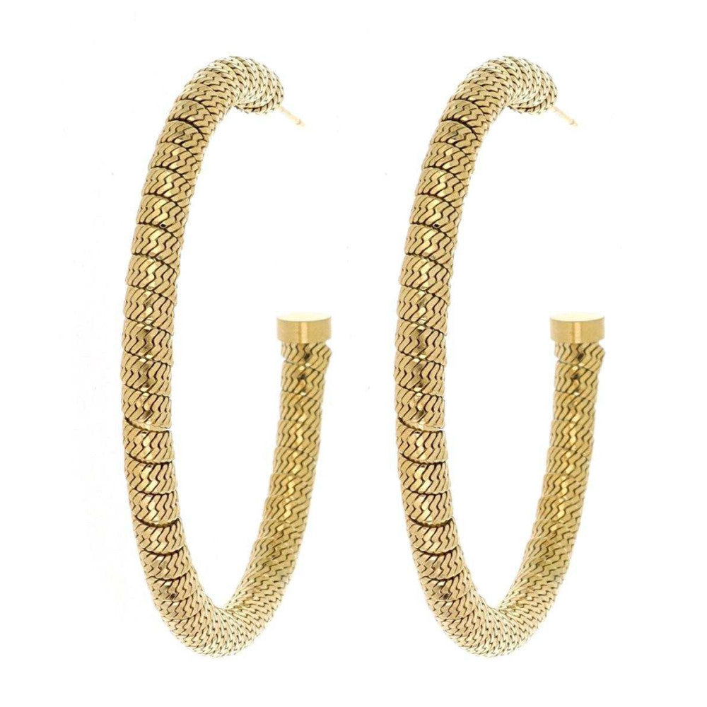 ORECCHINI CERCHIO ACCIAIO