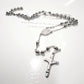 SILVER COLLANA ROSARIO