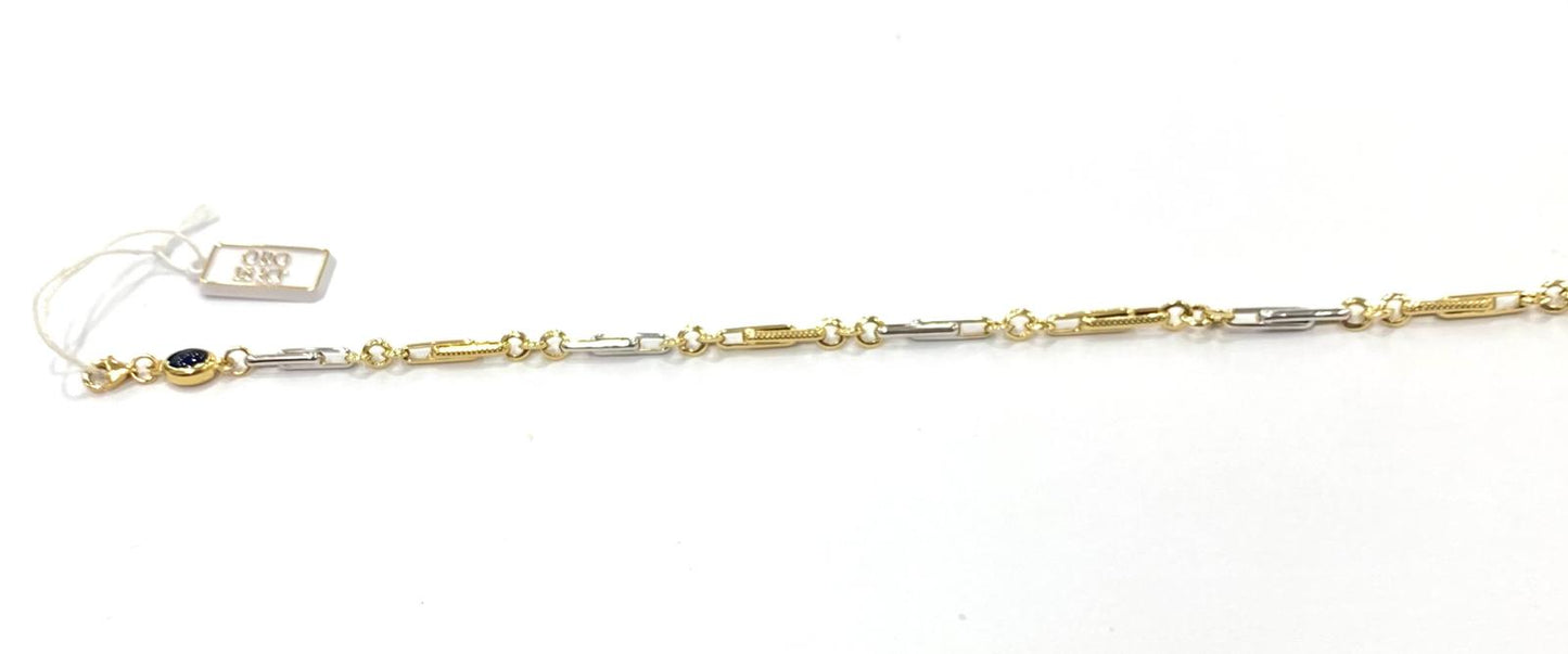 Bracciale oro 18kt uomo