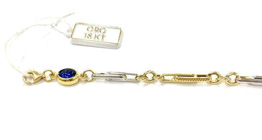 Bracciale oro 18kt uomo