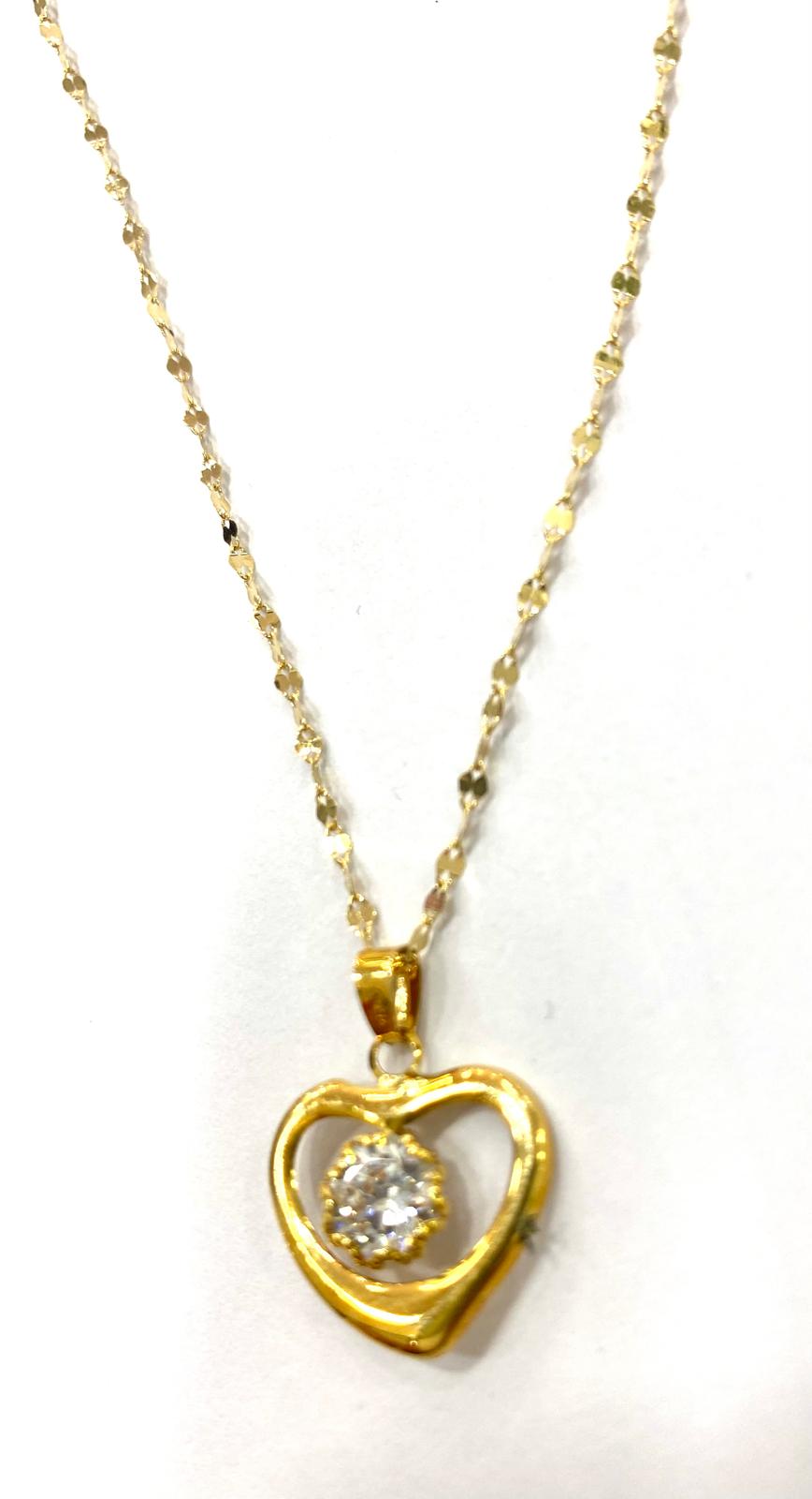 COLLANA CUORE ORO