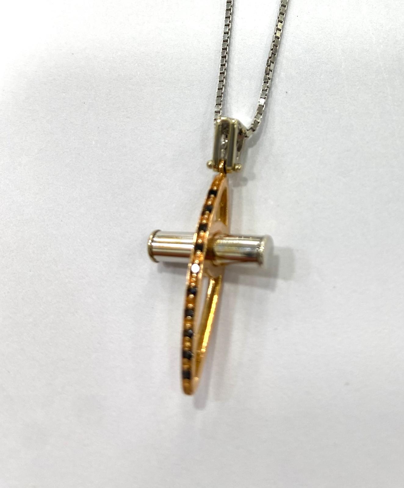 COLLANA CROCE ORO