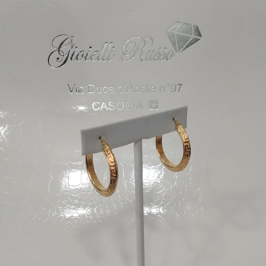 ORO ORECCHINI A CERCHIO