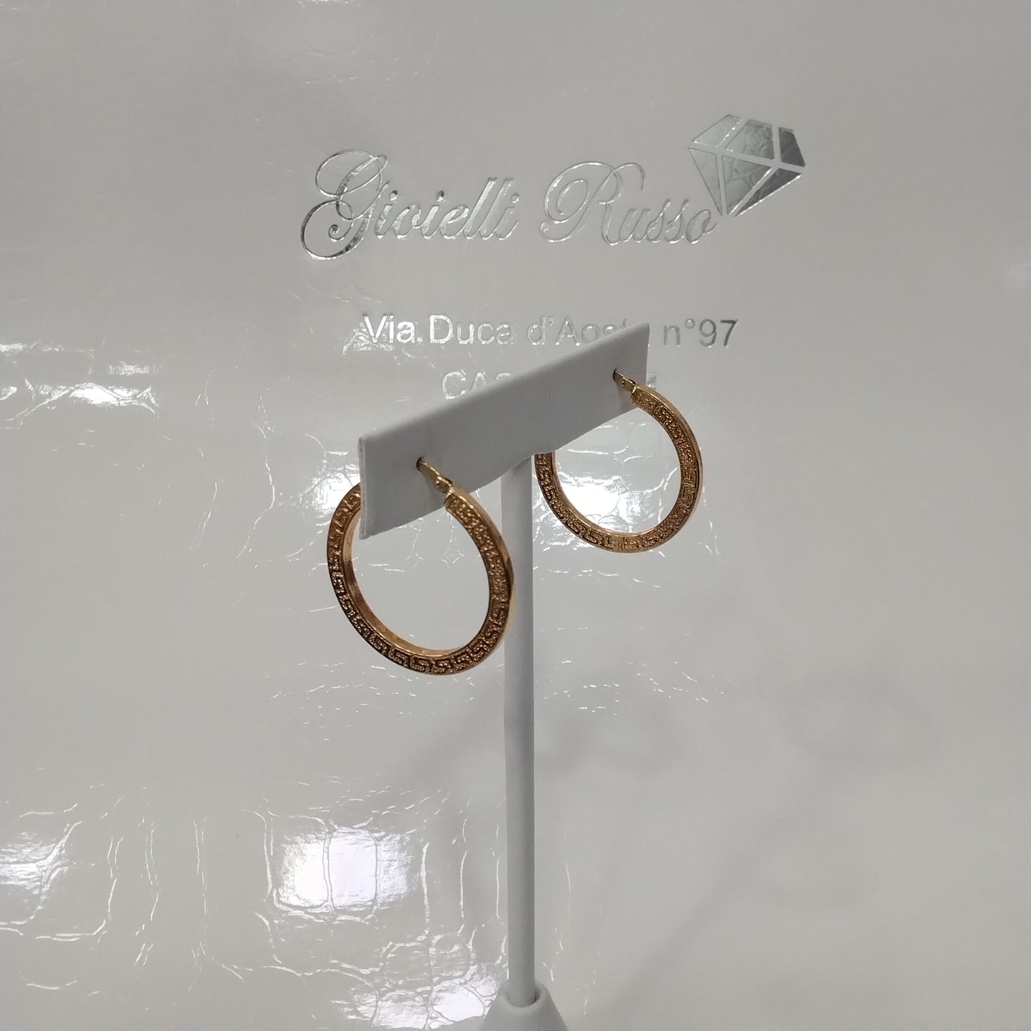 ORO ORECCHINI A CERCHIO