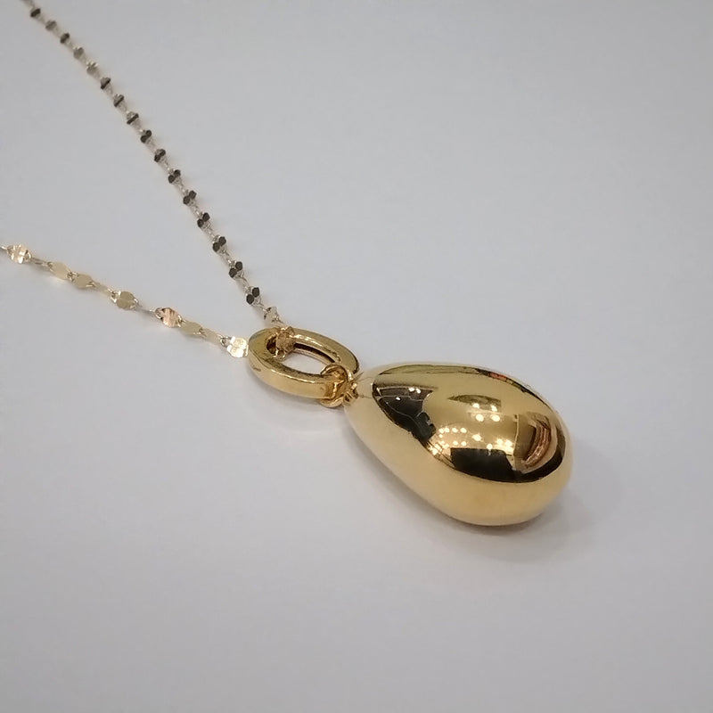 ORO COLLANA CON PENDENTE GOCCIA