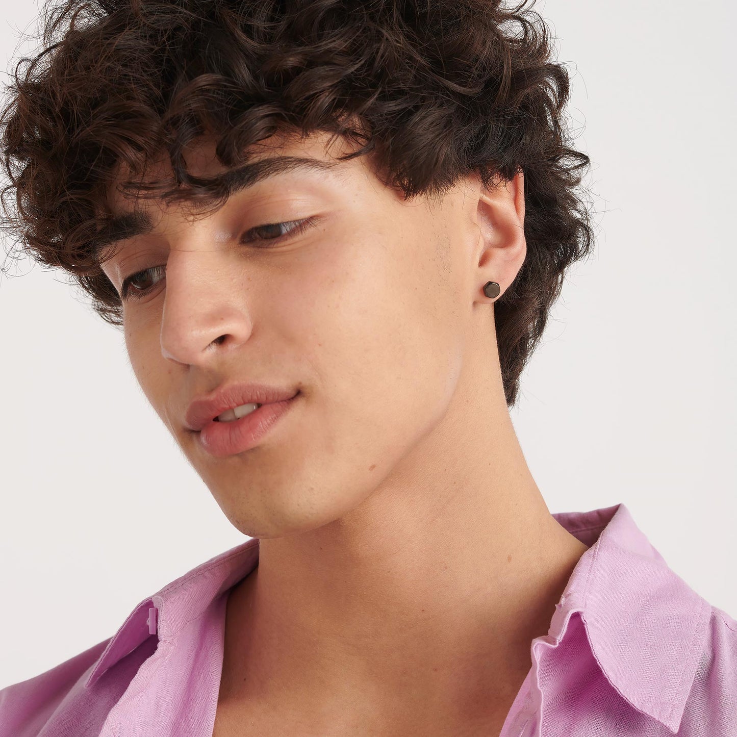 SAGAPO ORECCHINO SINGOLO SNAP UOMO