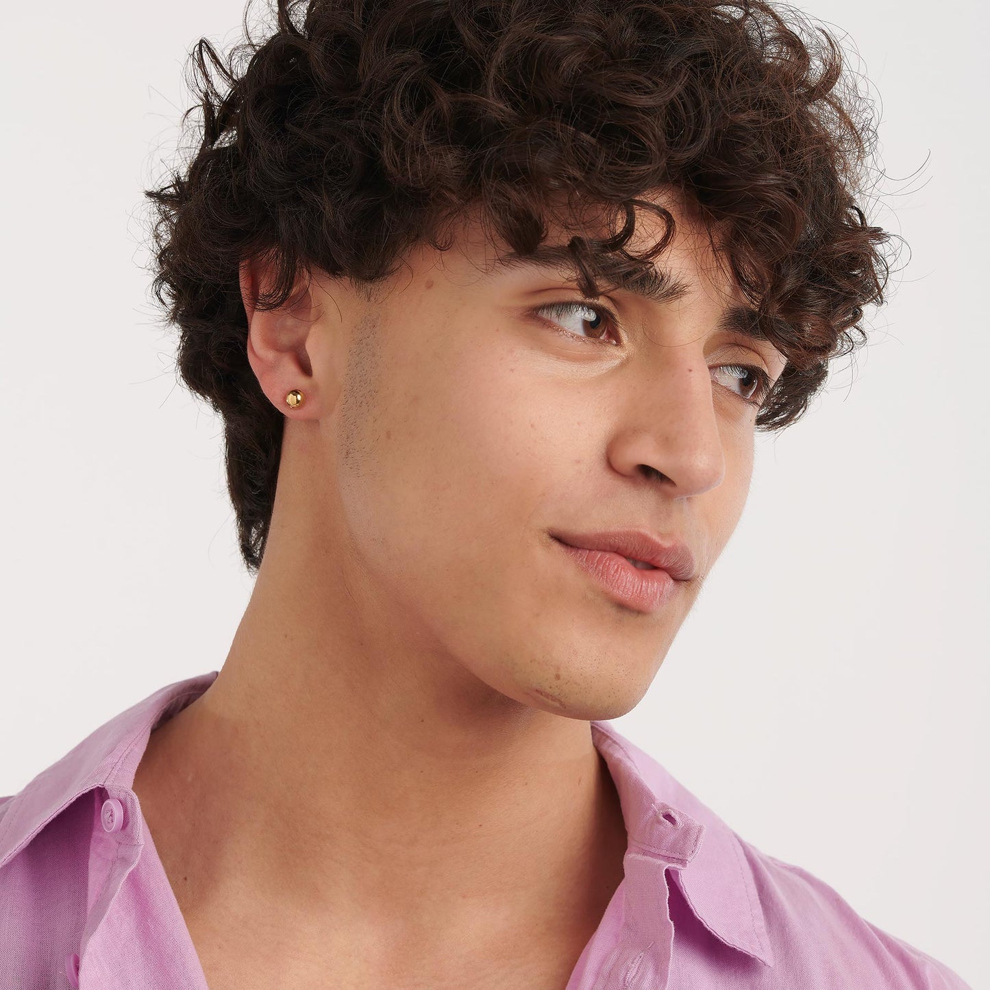 SAGAPO ORECCHINO SINGOLO SNAP UOMO