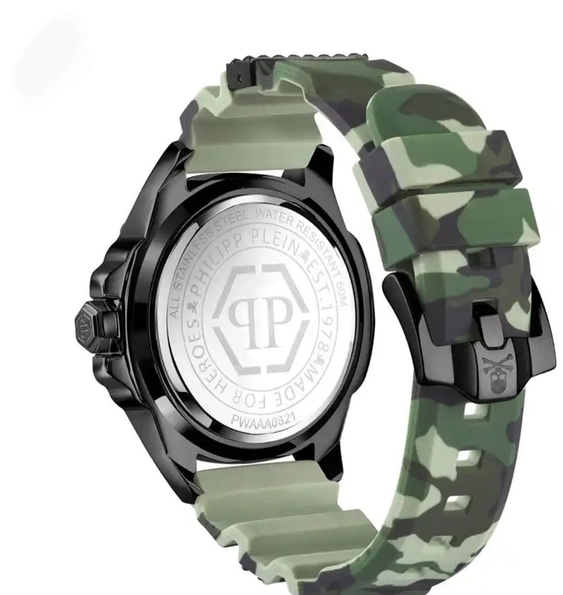 Philipp Plein The $kull Orologio Uomo 44mm 5ATM