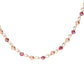 STROILI Collana Silver Soul Argento Rosa Cristallo