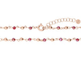 STROILI Collana Silver Soul Argento Rosa Cristallo