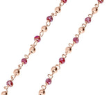 STROILI Collana Silver Soul Argento Rosa Cristallo