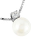 STROILI Collana Silver Pearls Argento Rodiato Perla sintentica Cubic Zirconia