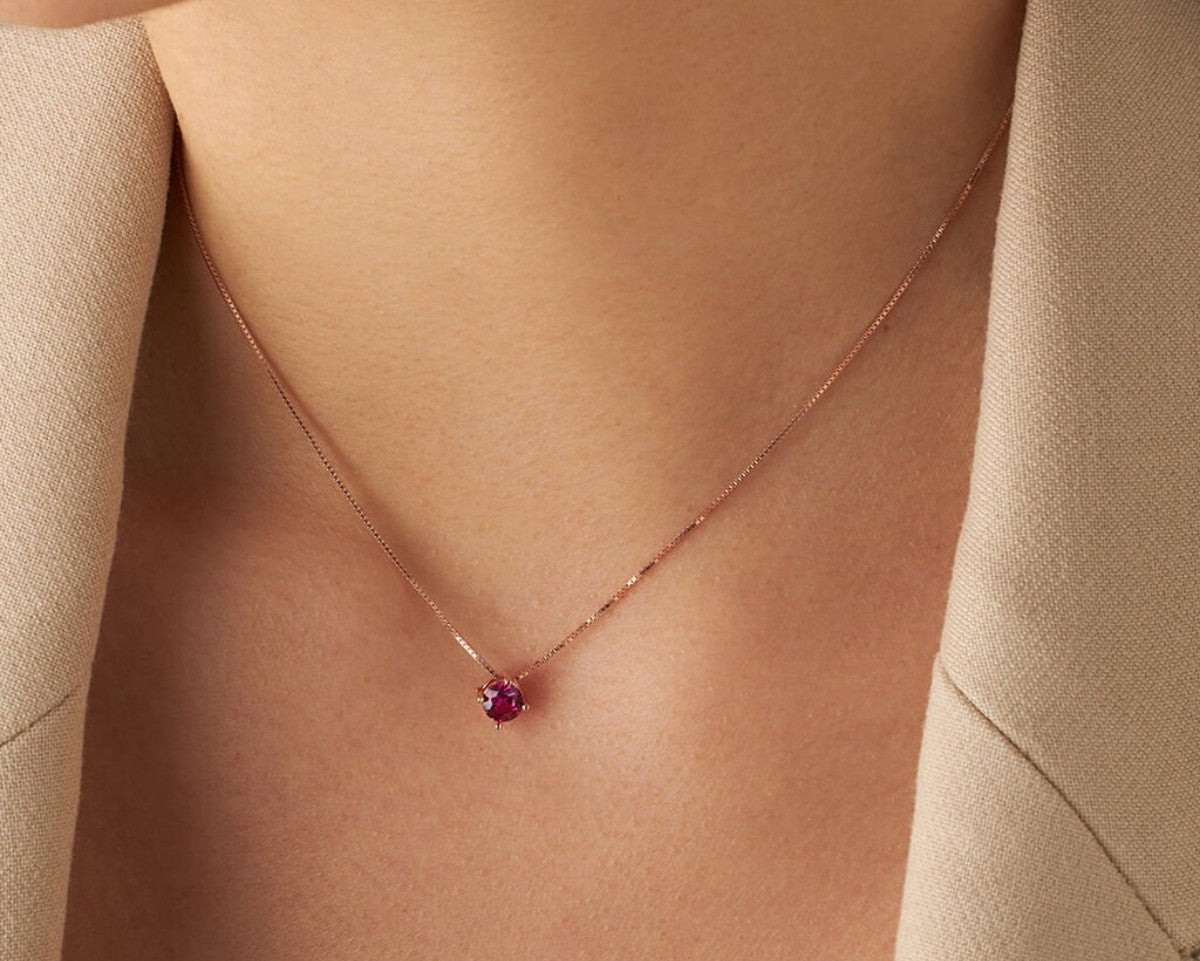 STROILI Collana Punto Luce Silver Rainbow Argento Rosa Cubic Zirconia