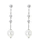 STROILI Orecchini Pendenti Silver Pearls Argento Rodiato Perla sintentica
