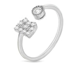 STROILI Anello Fantasia Silver Moments Argento Rodiato Cubic Zirconia