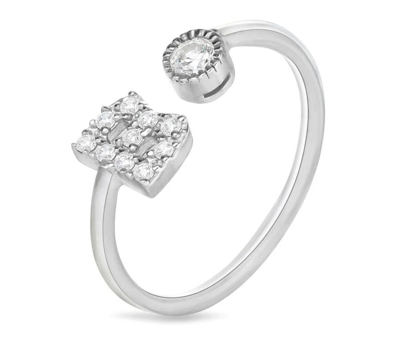 STROILI Anello Fantasia Silver Moments Argento Rodiato Cubic Zirconia