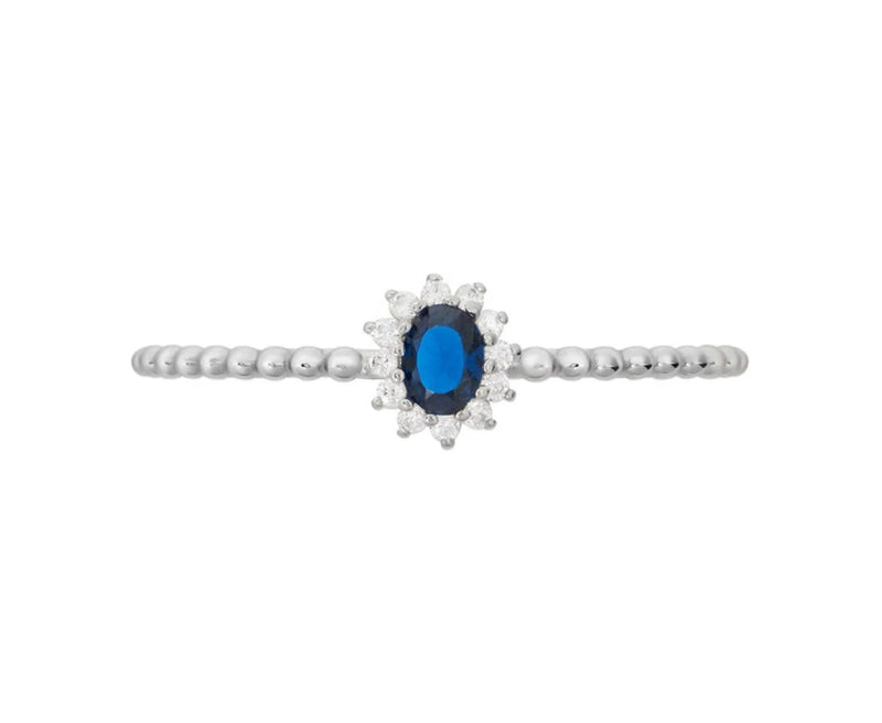 STROILI Anello Solitario Silver Elegance Argento Rodiato Cubic Zirconia