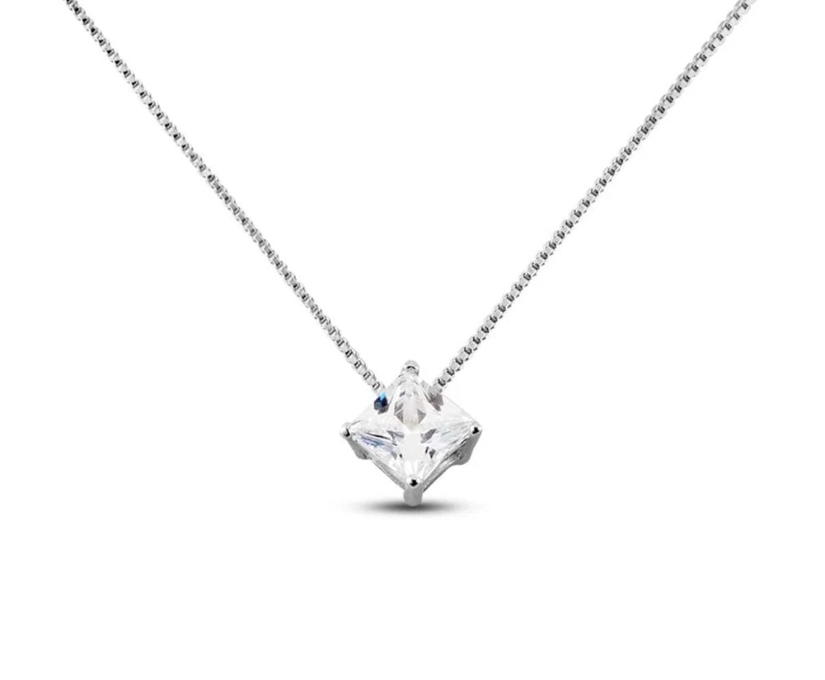 STROILI Collana Punto Luce Silver Elegance Argento Rodiato Cubic Zirconia