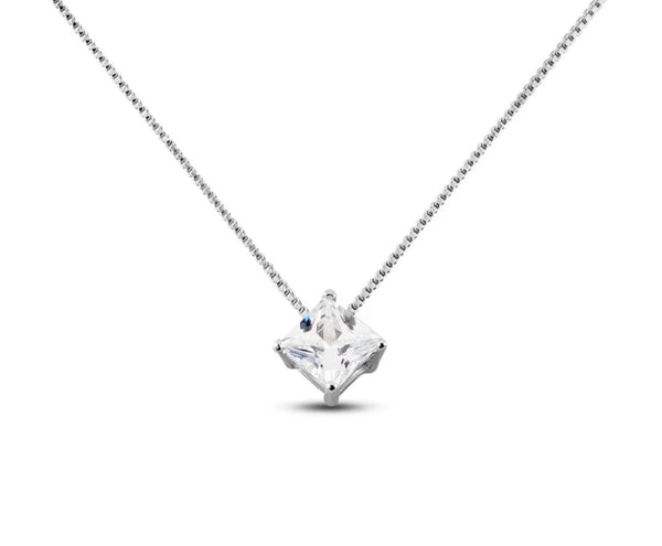 STROILI Collana Punto Luce Silver Elegance Argento Rodiato Cubic Zirconia