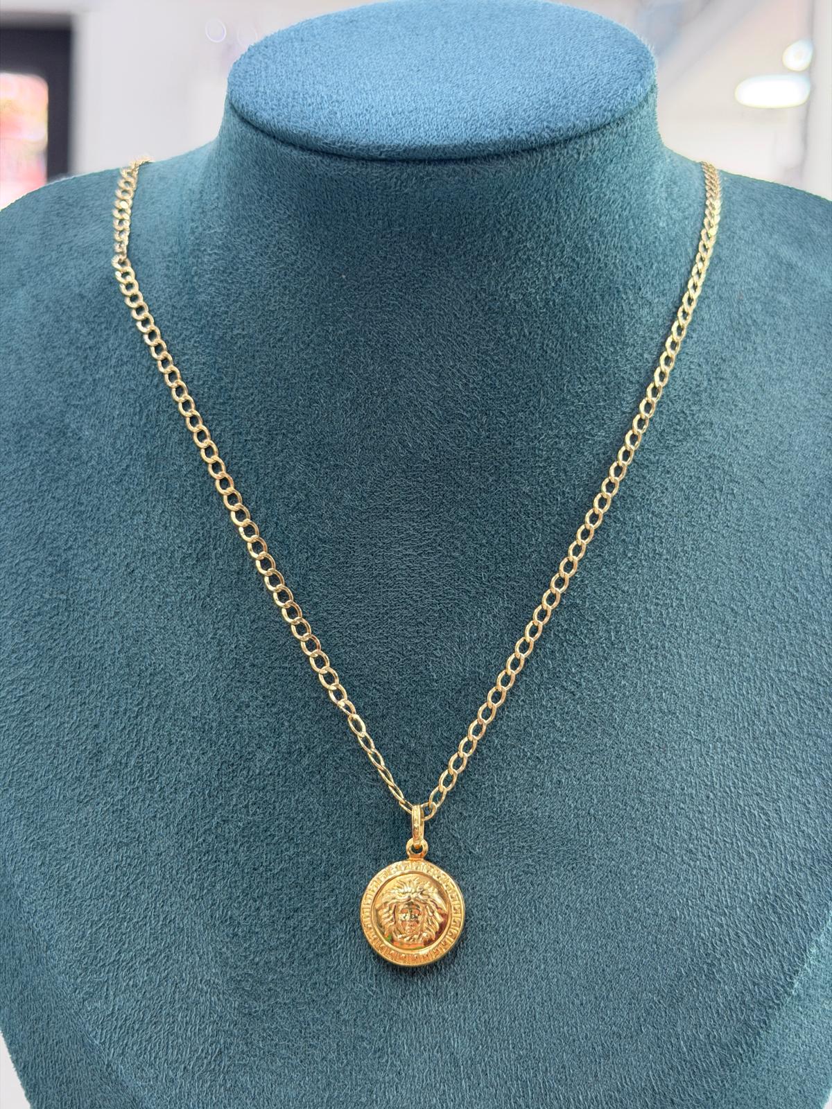 ORO COLLANA CON PENDENTE VERSACE