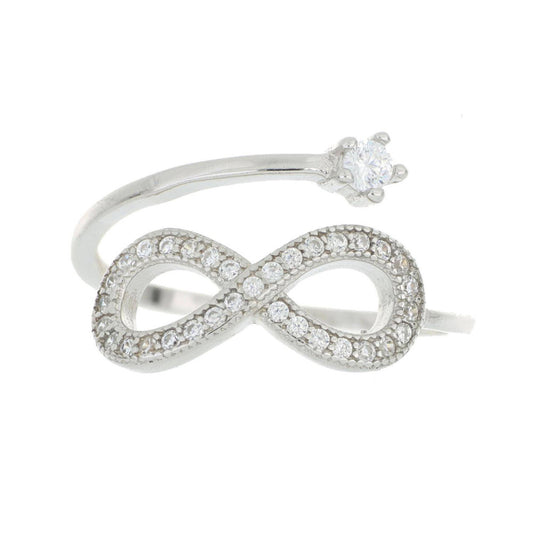 ANELLO ARGENTO INFINITO