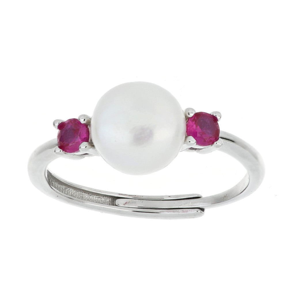 ANELLO ARGENTO PERLA