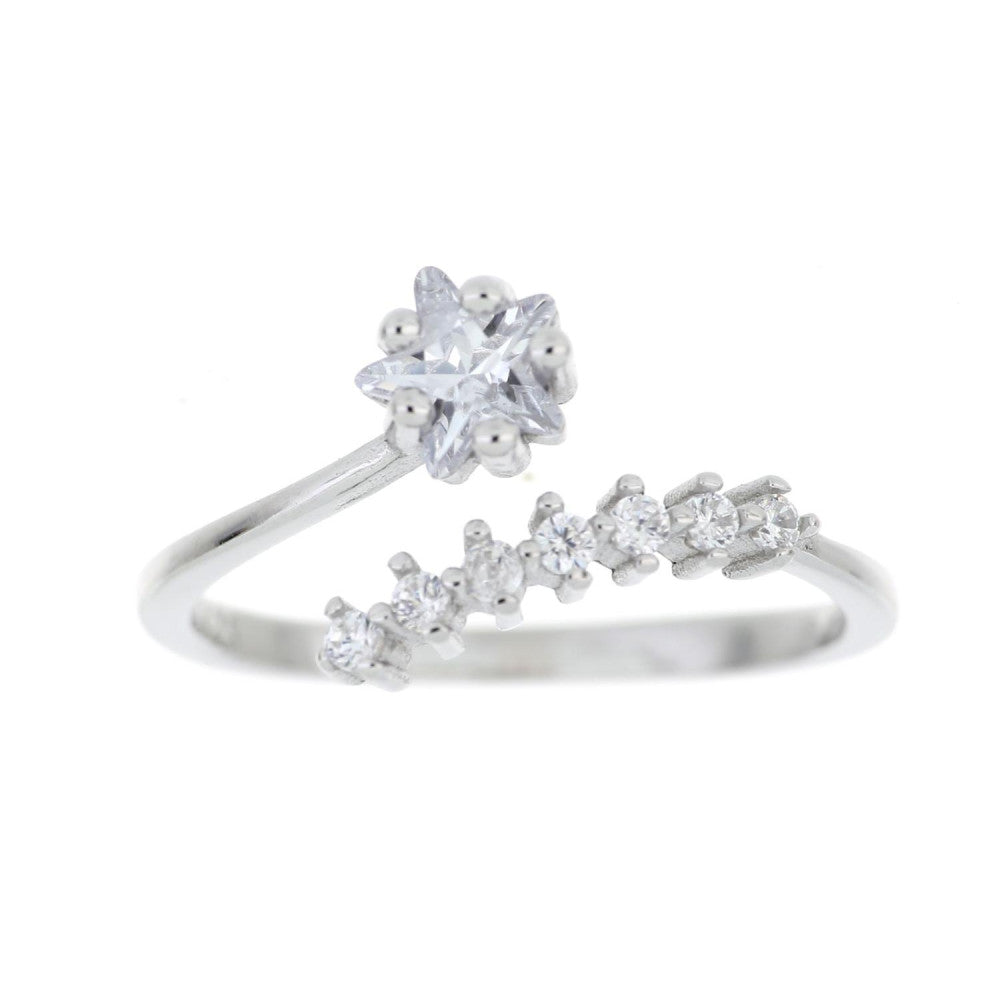 ANELLO ARGENTO SOLITARIO