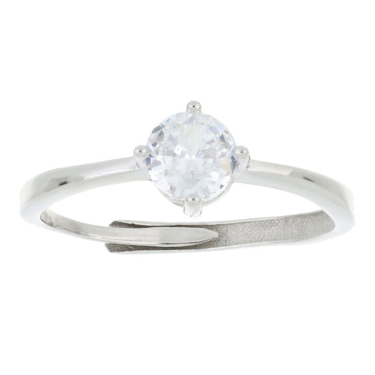ANELLO ARGENTO SOLITARIO