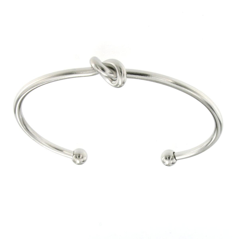 BRACCIALE CHARM  NODO IN ACCIAIO