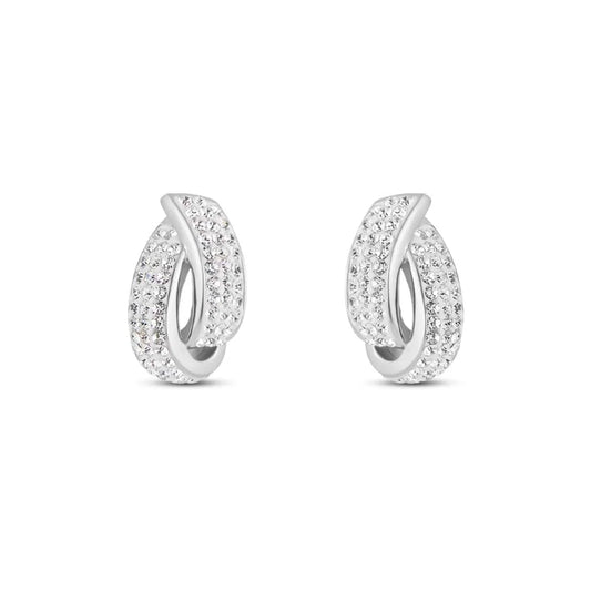 STROILI Orecchini Lobo Lady Phantasya Acciaio Cristallo