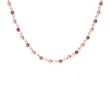 Collana Silver Soul Argento Rosa Cristallo