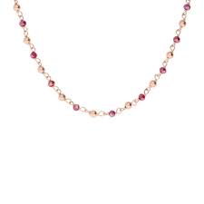 Collana Silver Soul Argento Rosa Cristallo