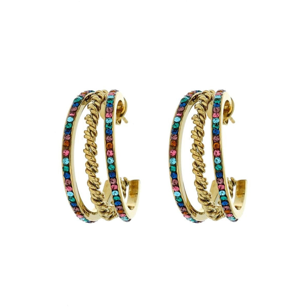 ORECCHINI CERCHIO ACCIAIO