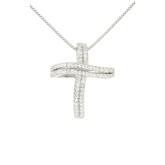 PENDENTE CROCE ARGENTO925'