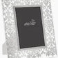 Atelier Portafoto In Vetro "Damasco" Con Foglia Silver